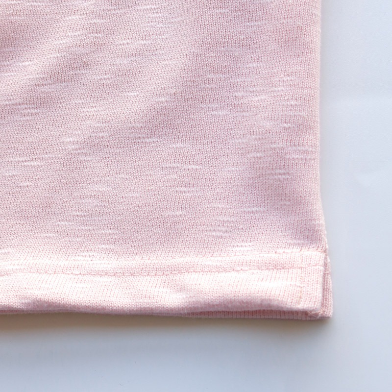 te001 HDCS BOATNECK BASQUE SHIRT POWDER PINK