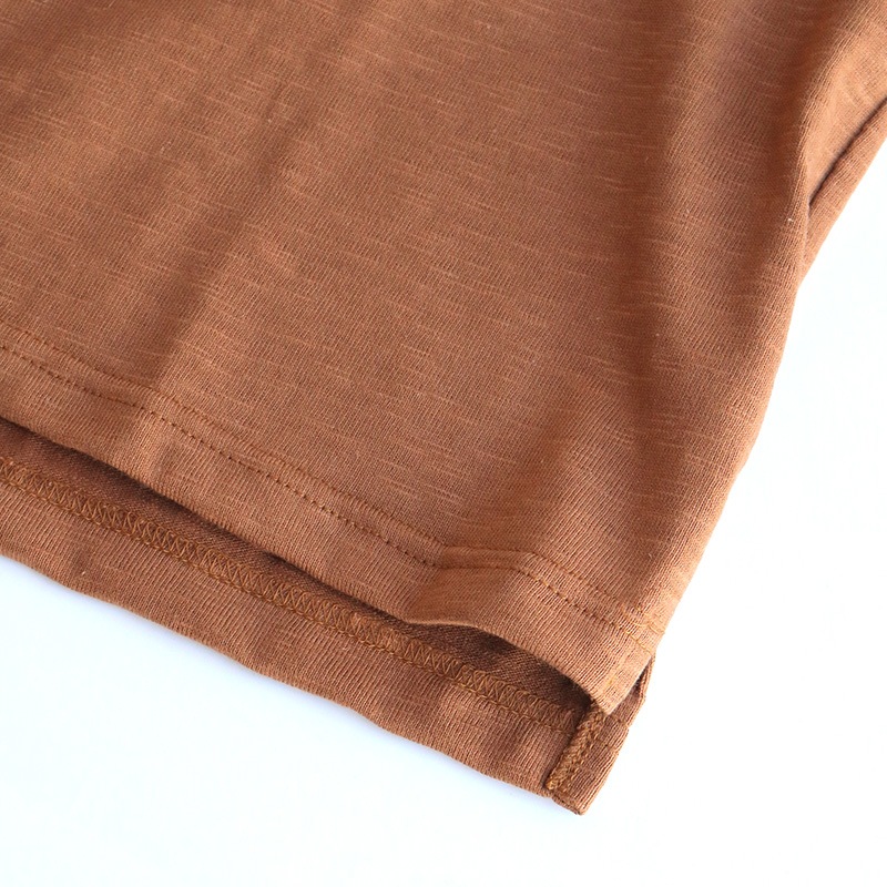 te001SS-LGT-BG HDCS LIGHT BIG BOAT NECK T COCOA BROWN