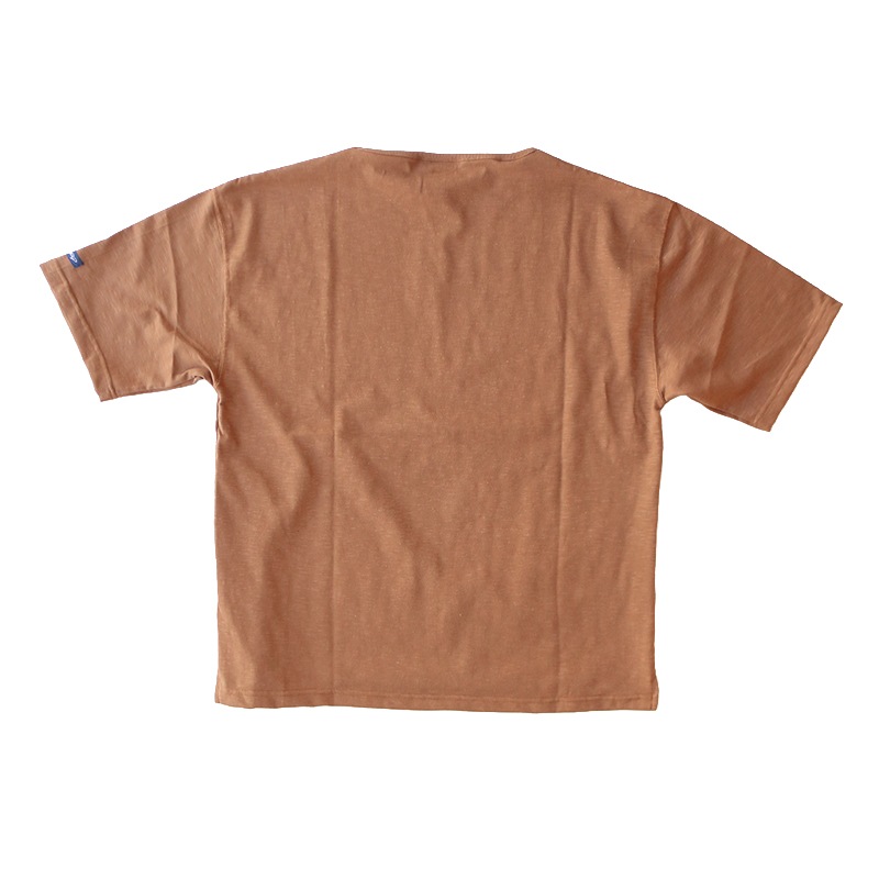 te001SS-LGT-BG HDCS LIGHT BIG BOAT NECK T COCOA BROWN