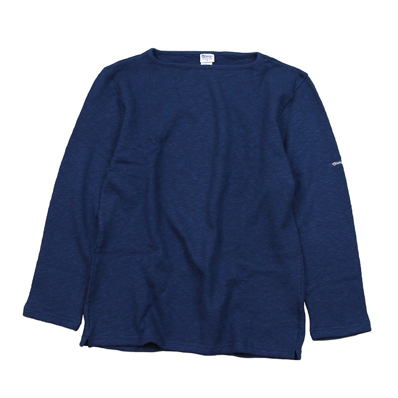 te002 Tieasy ORIGINAL BOATNECK SHIRT ANCHOR NAVY