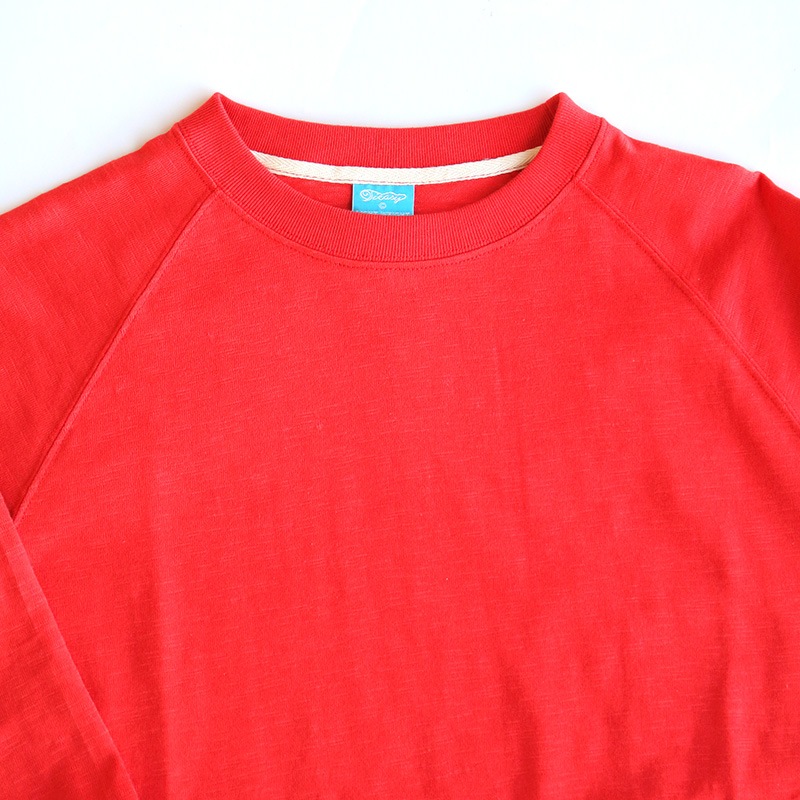te001LT-CR34 HDCS LIGHT RAGLAN 3/4 CREW-T OLD RED