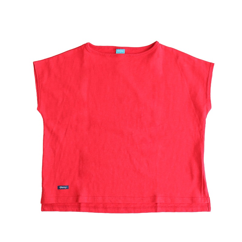 te001LT-FS HDCS LIGHT FRENCH SLEEVE T WHITE