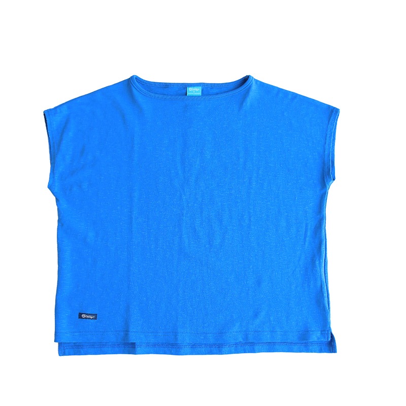 te001LT-FS HDCS LIGHT FRENCH SLEEVE T WHITE