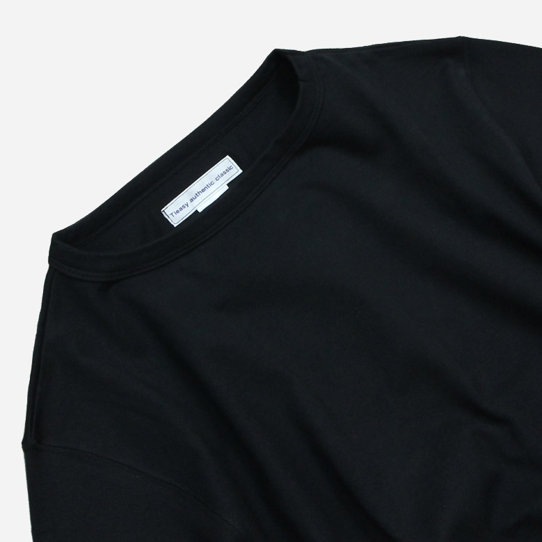 te500CR SUMMER KNIT CREW T BLACK