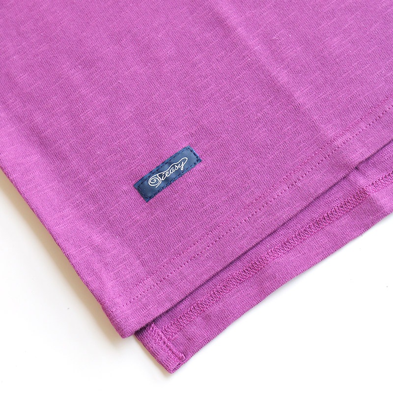 te001LT-FS HDCS LIGHT FRENCH SLEEVE T RASPBERRY