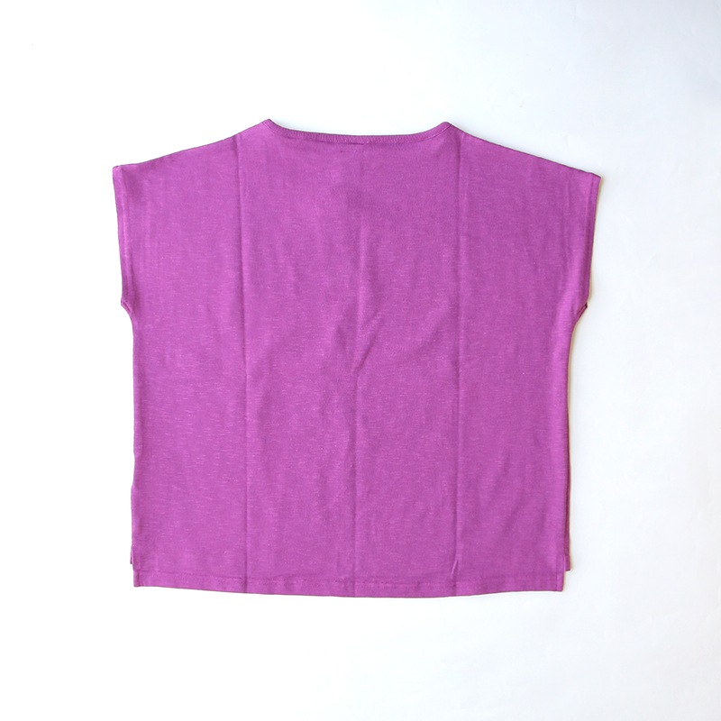 te001LT-FS HDCS LIGHT FRENCH SLEEVE T RASPBERRY