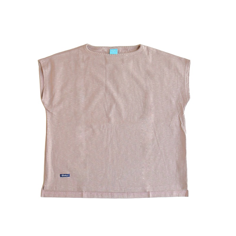 te001LT-FS HDCS LIGHT FRENCH SLEEVE T NUDE BEIGE