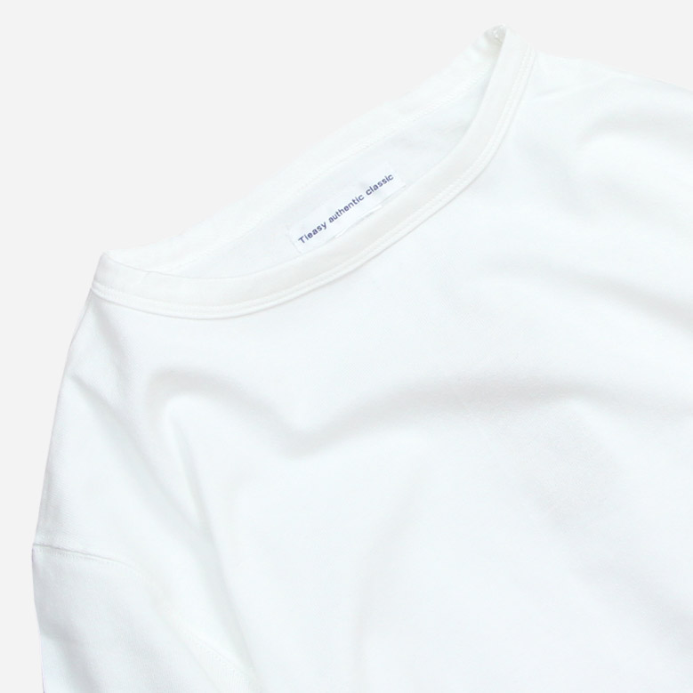 te500CR SUMMER KNIT CREW T WHITE