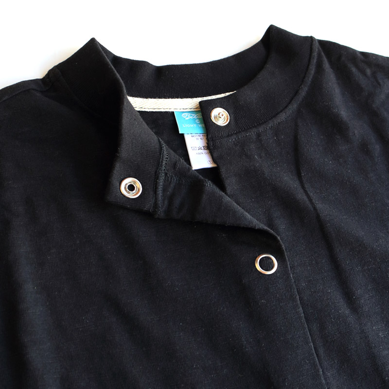 te001LT-SCDS/HDCS SNAP CARDIGAN BLACK