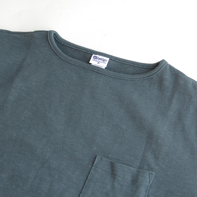 te001SSPK HDCS POCKET S/S BASQUE SHIRT FADE NAVY
