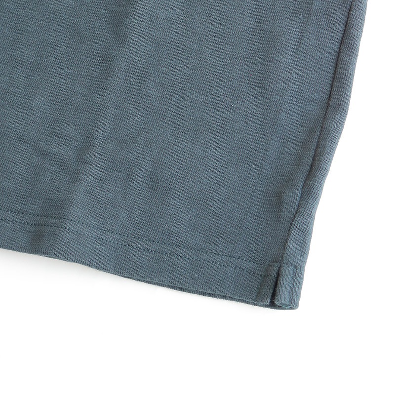 te001SSPK HDCS POCKET S/S BASQUE SHIRT FADE NAVY