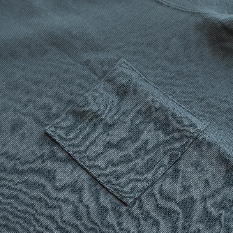te001SSPK HDCS POCKET S/S BASQUE SHIRT FADE NAVY