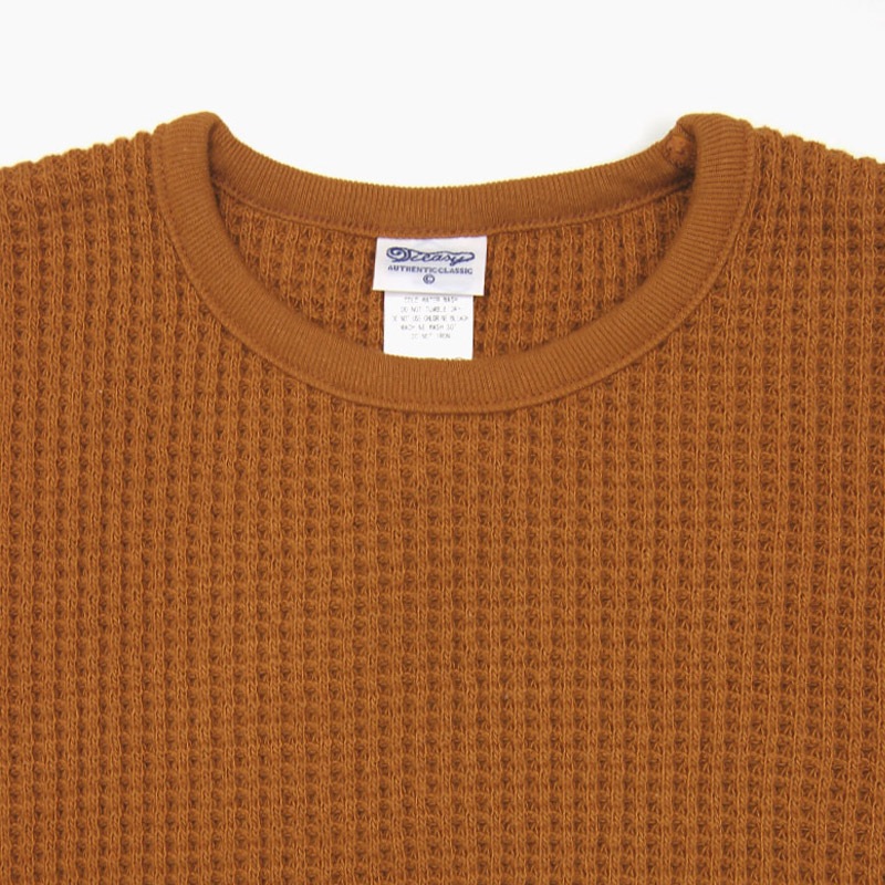 te601 Tieasy SUPER THERMAL CREW DK CAMEL