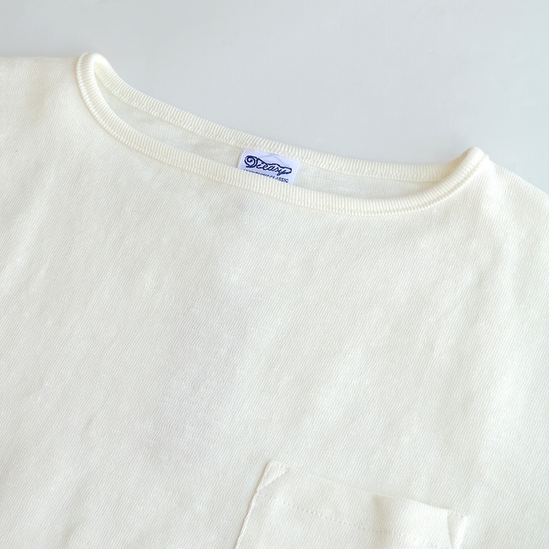 te001SSPK HDCS POCKET S/S BASQUE SHIRT WHITE