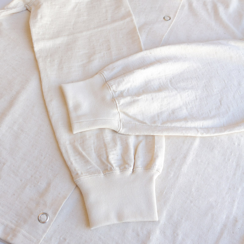 te001LT-SCDS/HDCS SNAP CARDIGAN NATURAL