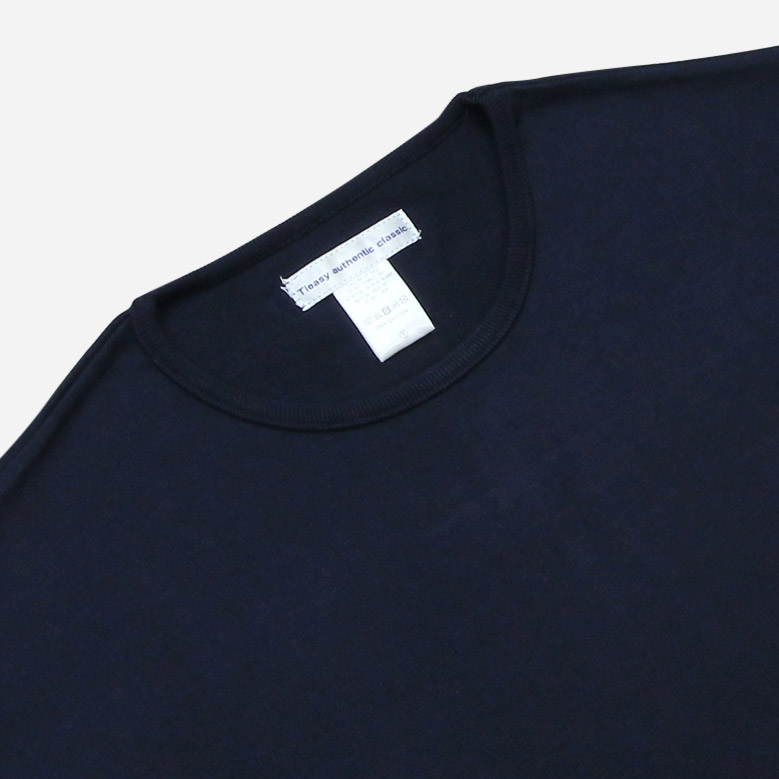 te500ds-ss SUMMER KNIT DROP SHOULDER T DK NAVY