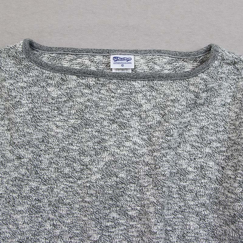 te002 Tieasy ORIGINAL BOATNECK SHIRT MIX CHARCOAL