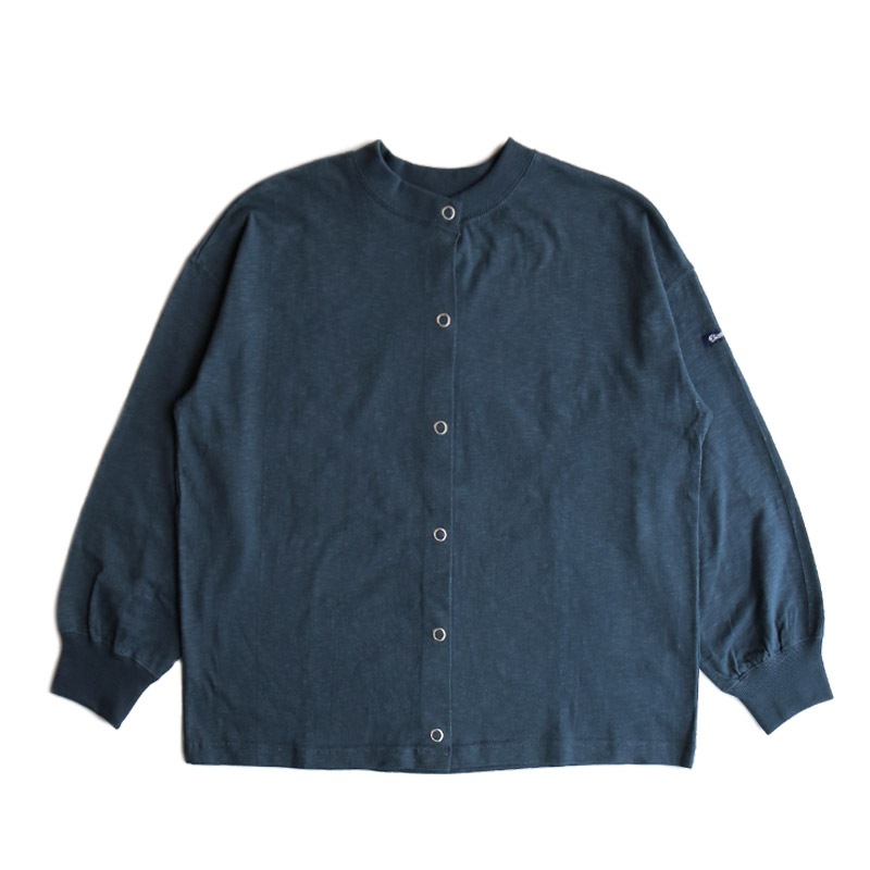 te001LT-SCDS/HDCS SNAP CARDIGAN FADE NAVY