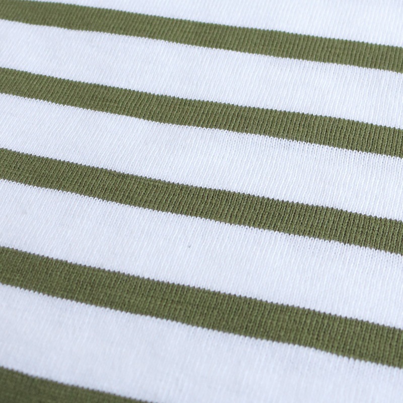 te001bdk-bg2 HDCS KATANUKI BIG BOAT NECK WHITE × TEA GREEN