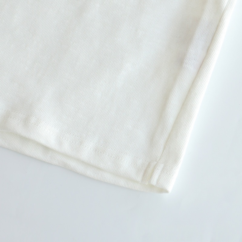 te001SS HDCS BOATNECK S/S BASQUE SHIRT WHITE