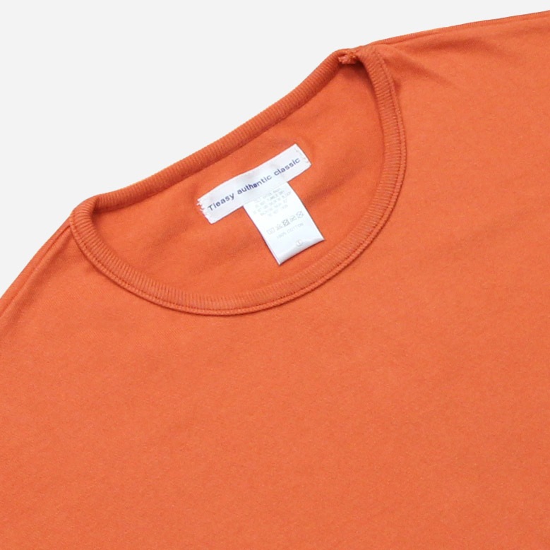 te500ds-ss SUMMER KNIT DROP SHOULDER T PASSION ORANGE