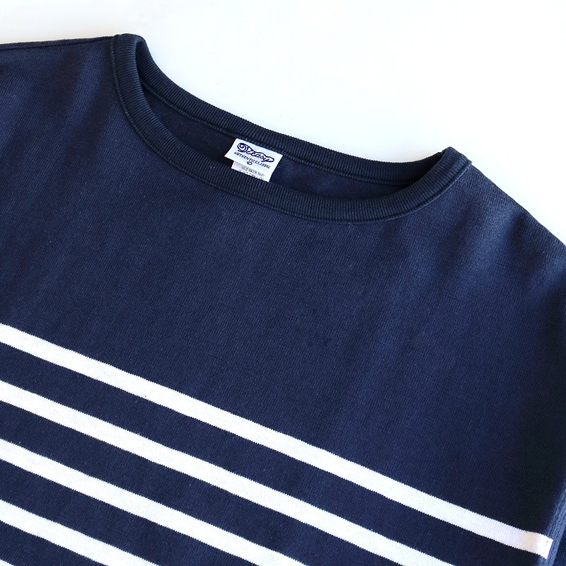 te001ss-bdbg-K2 HDCS BIG KATANUKI BOATNECK-T NAVY × WHITE