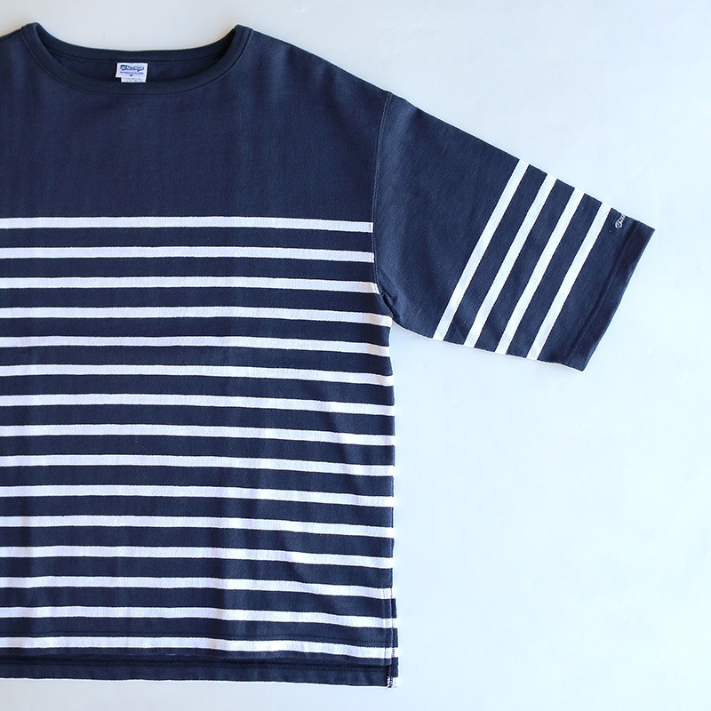 te001ss-bdbg-K2 HDCS BIG KATANUKI BOATNECK-T NAVY × WHITE