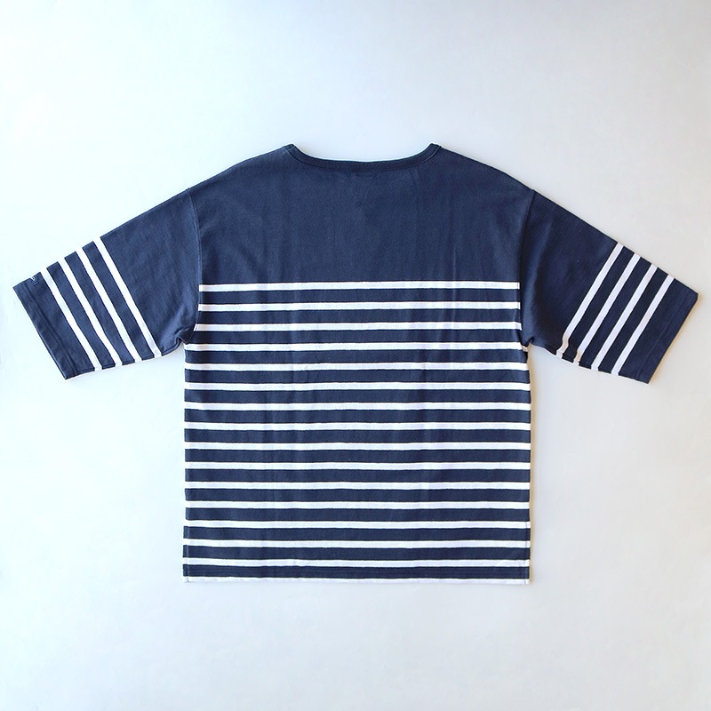 te001ss-bdbg-K2 HDCS BIG KATANUKI BOATNECK-T NAVY × WHITE