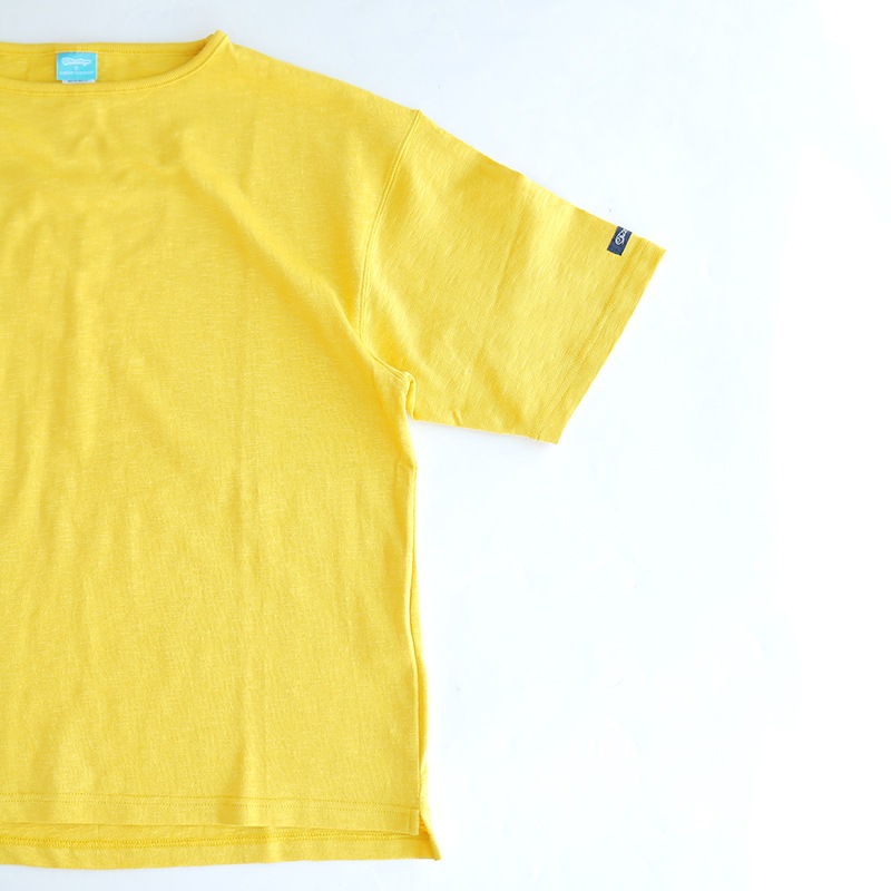 te001SS-LGT-BG HDCS LIGHT BIG BOAT NECK T CUSTARD