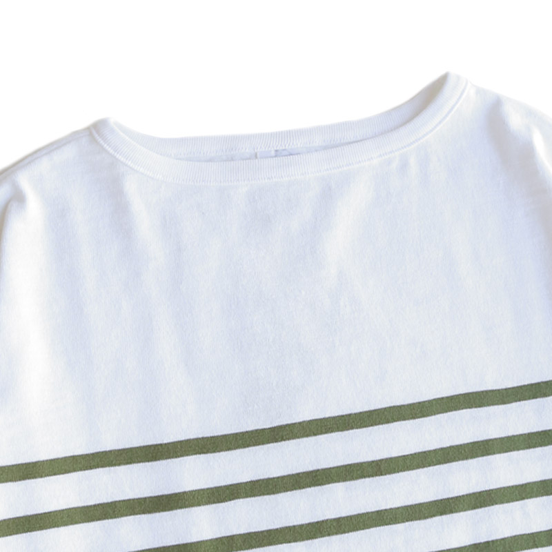 te001bdk HDCS KATANUKI BORDER WHITE × TEA GREEN