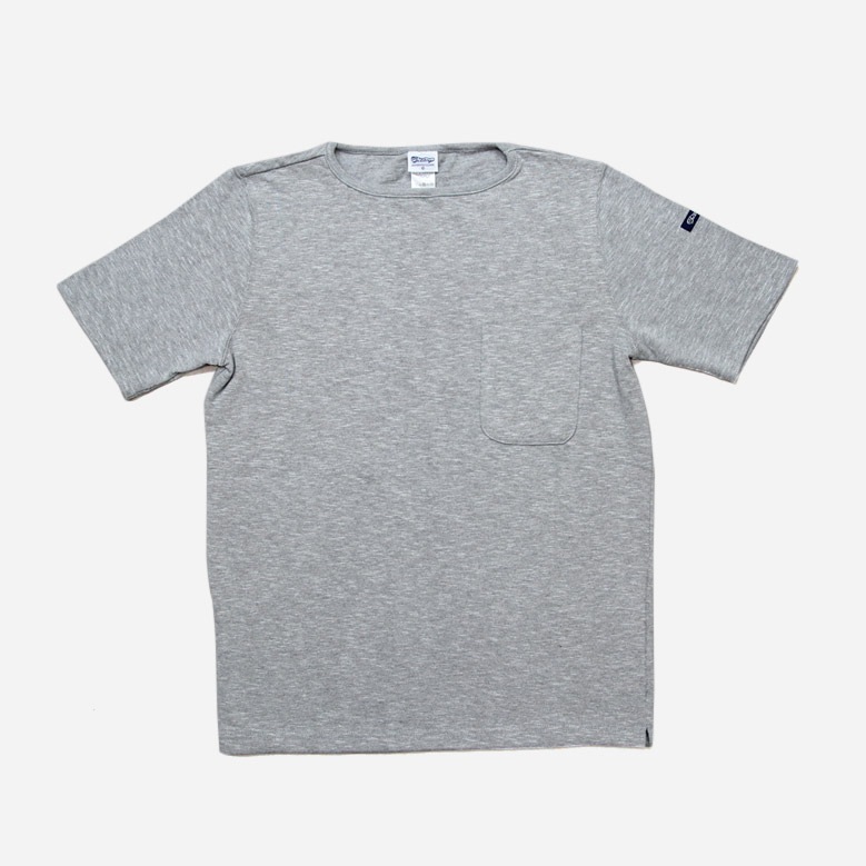 te001SSPK HDCS POCKET S/S BASQUE SHIRT MIXGREY