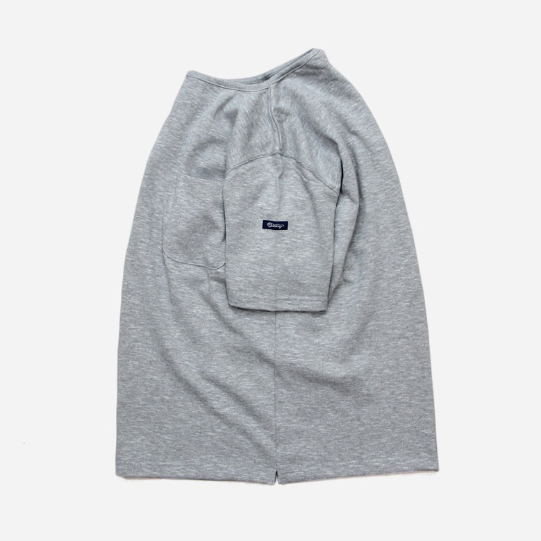 te001SSPK HDCS POCKET S/S BASQUE SHIRT MIXGREY