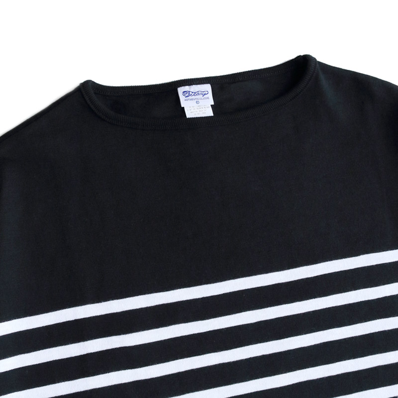 te001ds-bdkss HDCD KATANUKI DROP SHOULDER BLACK × WHITE