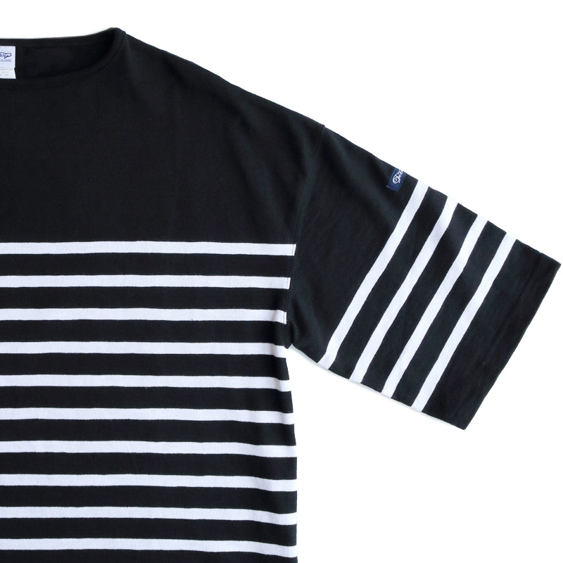 te001ds-bdkss HDCD KATANUKI DROP SHOULDER BLACK × WHITE