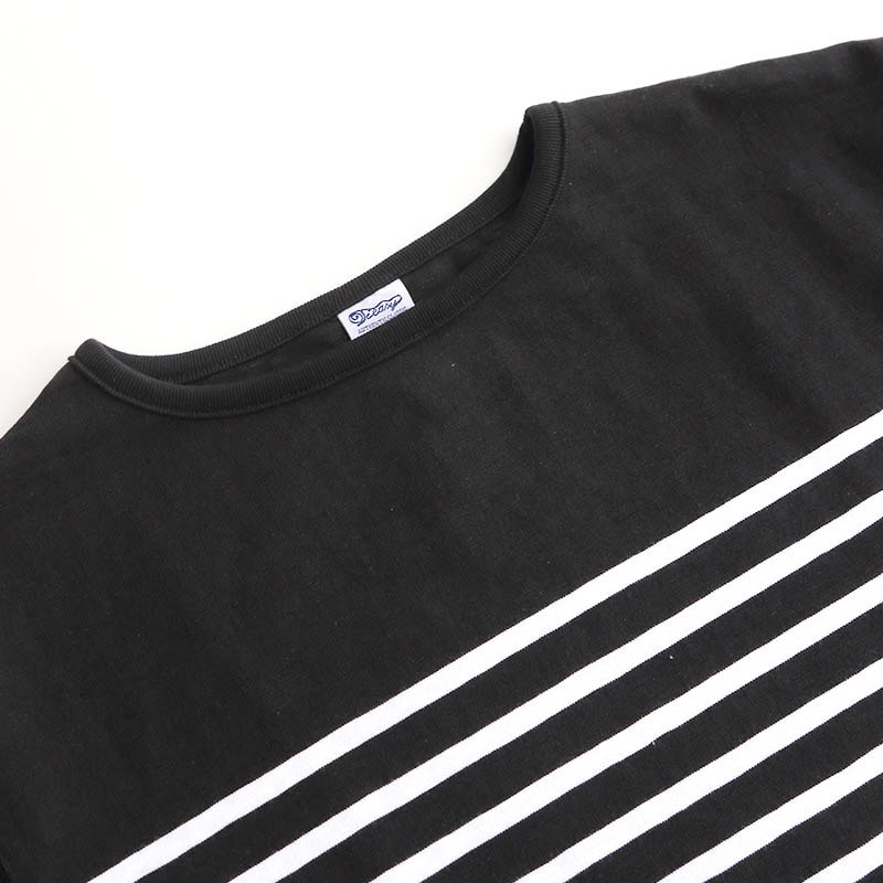 te001ss-bdbg-K2 HDCS BIG KATANUKI BOATNECK-T BLACK × WHITE