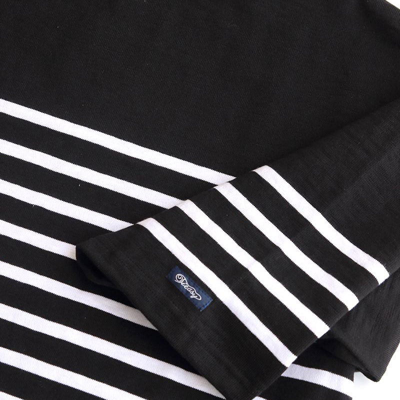 te001ss-bdbg-K2 HDCS BIG KATANUKI BOATNECK-T BLACK × WHITE