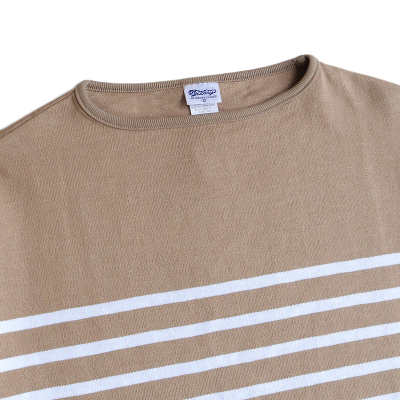 te001ds-bdkss HDCD KATANUKI DROP SHOULDER MOCA × WHITE