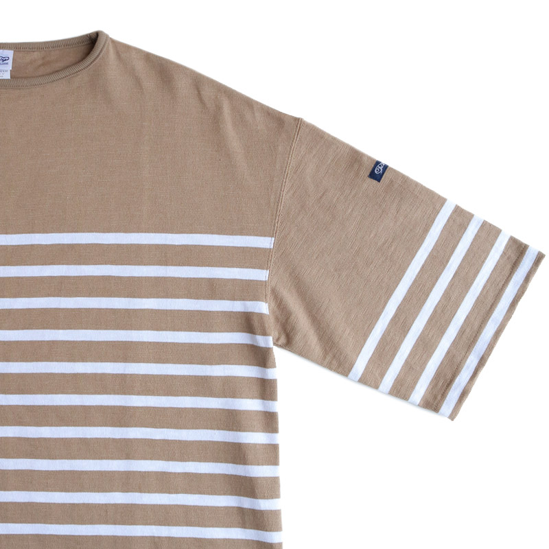 te001ds-bdkss HDCD KATANUKI DROP SHOULDER MOCA × WHITE