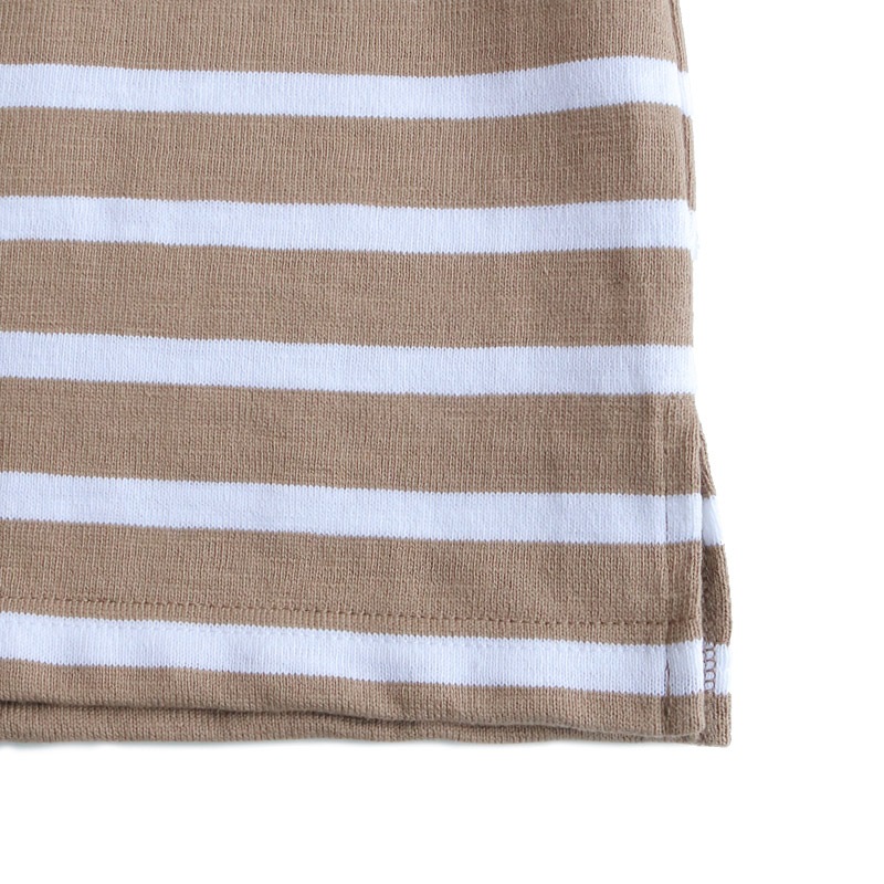 te001ds-bdkss HDCD KATANUKI DROP SHOULDER MOCA × WHITE