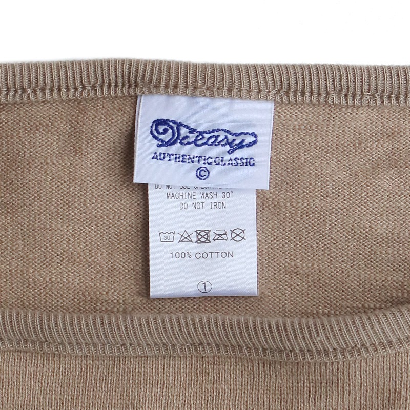 te001ds-bdkss HDCD KATANUKI DROP SHOULDER MOCA × WHITE