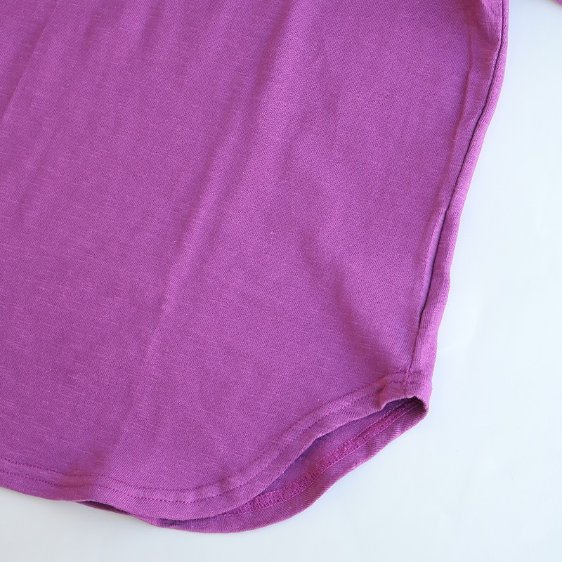 te001LT-CR34 HDCS LIGHT RAGLAN 3/4 CREW-T RASPBERRY
