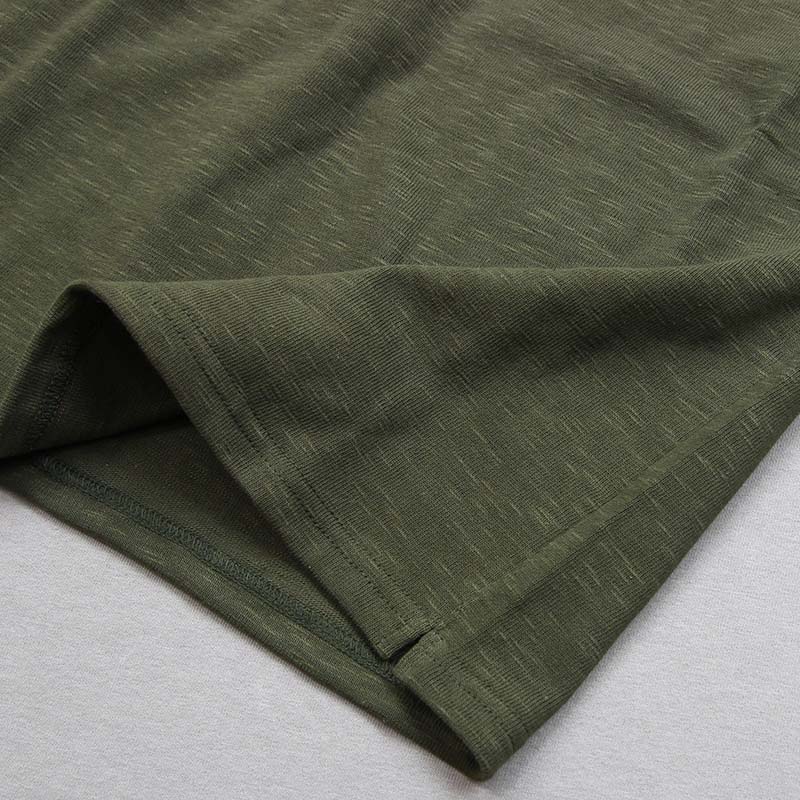 te001 HDCS BOATNECK BASQUE SHIRT MILITARY GREEN