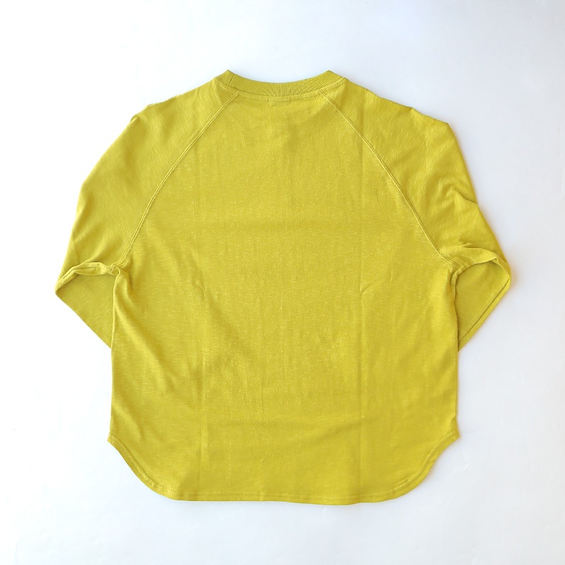 te001LT-CR34 HDCS LIGHT RAGLAN 3/4 CREW-T LIME