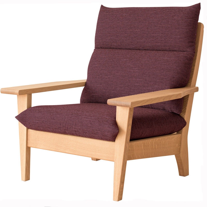 飛騨製 1人掛けソファ SHIZU-KAGU / 【飛騨産業】1人掛けソファ 森の