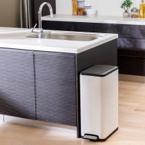 ステップビン EK9376MP-RECT WH　ifHOME　30L/45L※2サイズ有|ダストボックス