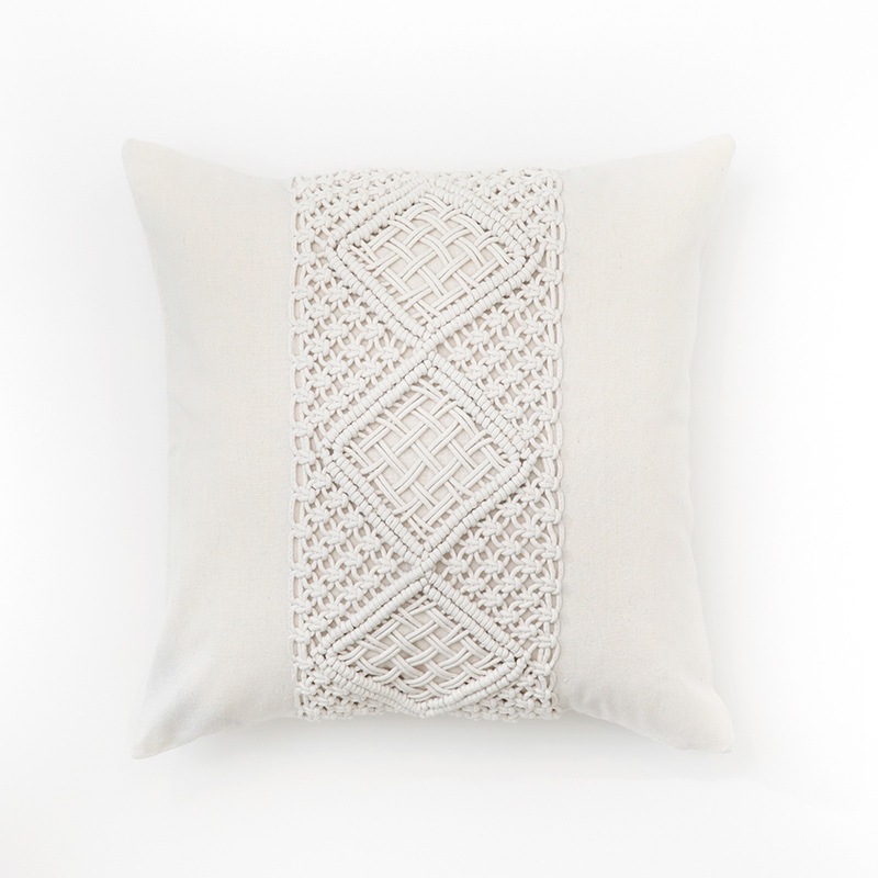 クッションカバー ハンドロープivアイボリー カバーのみ の通販 東京インテリア公式通販