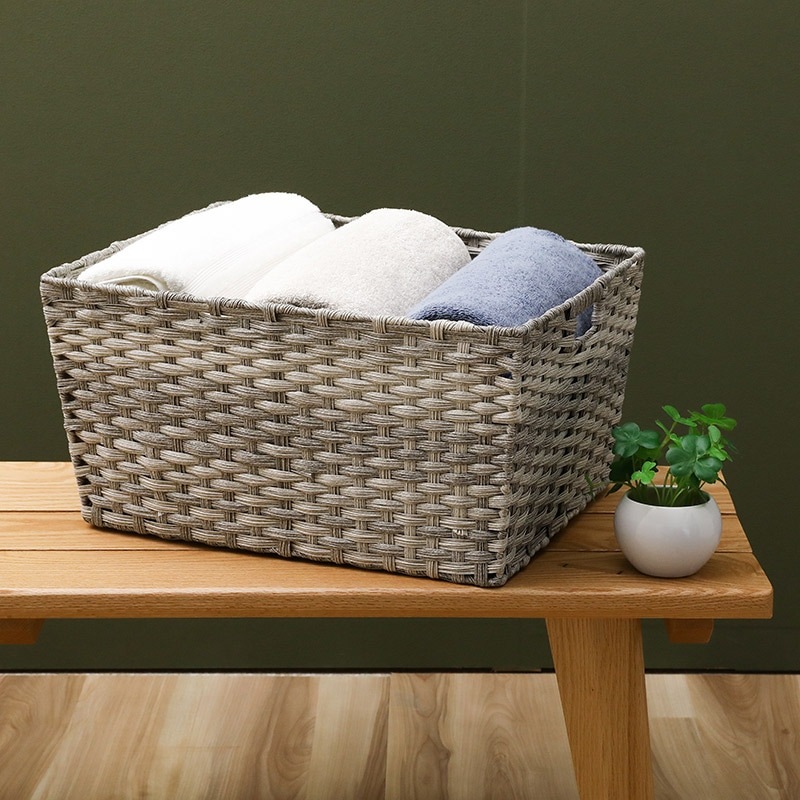バスケット☆ブラック　ラタン WALLABY BASKET STAND Black｜その他インテリアアクセサリ｜IDEE