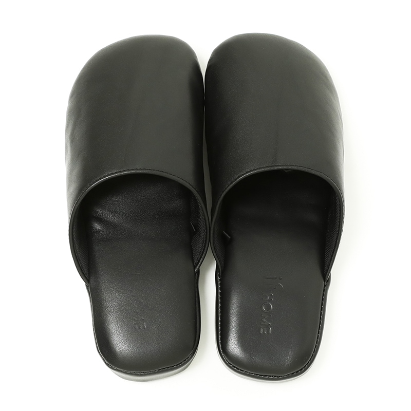 スリッパ レザー3 BK ifHOME ※2サイズ有の通販｜東京インテリア公式通販
