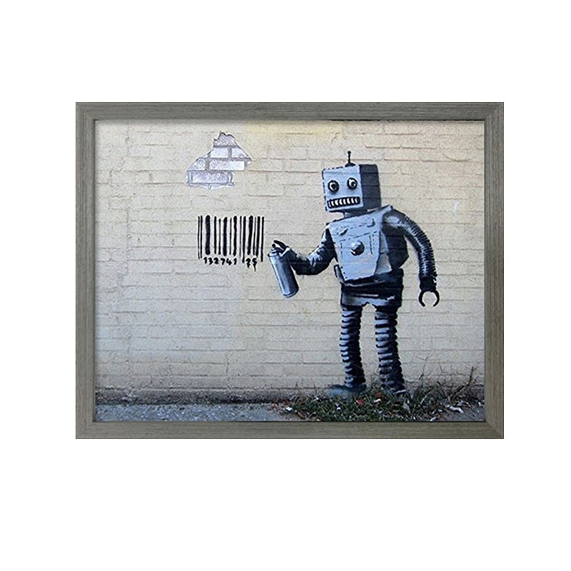アートフレーム Banksy IBA-61732 Robotの通販｜東京インテリア