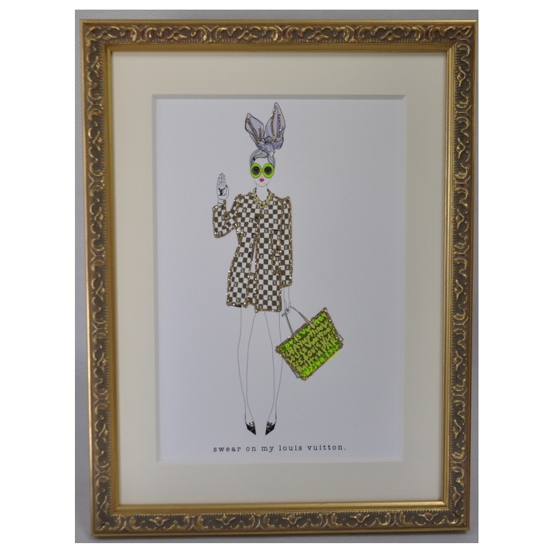 マテリアル ドールズ ルイ ヴィトン バービー アート 絵画 インテリア マテリアル ドールズ ルイ ヴィトン バービー アート 絵画